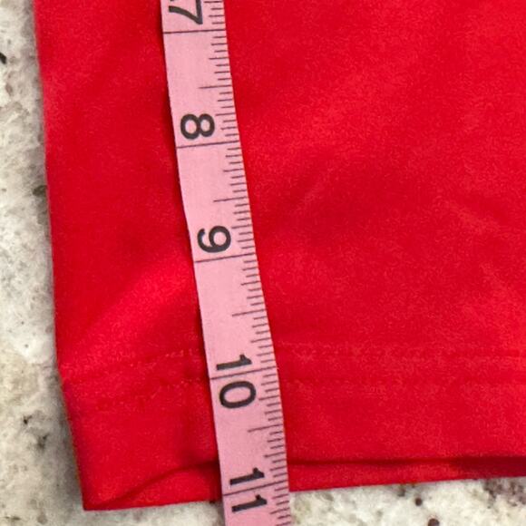 Tek Gear Mens Large Basketball Shorts Red Black Drawstring Elastic Waist - Picture 6 of 7